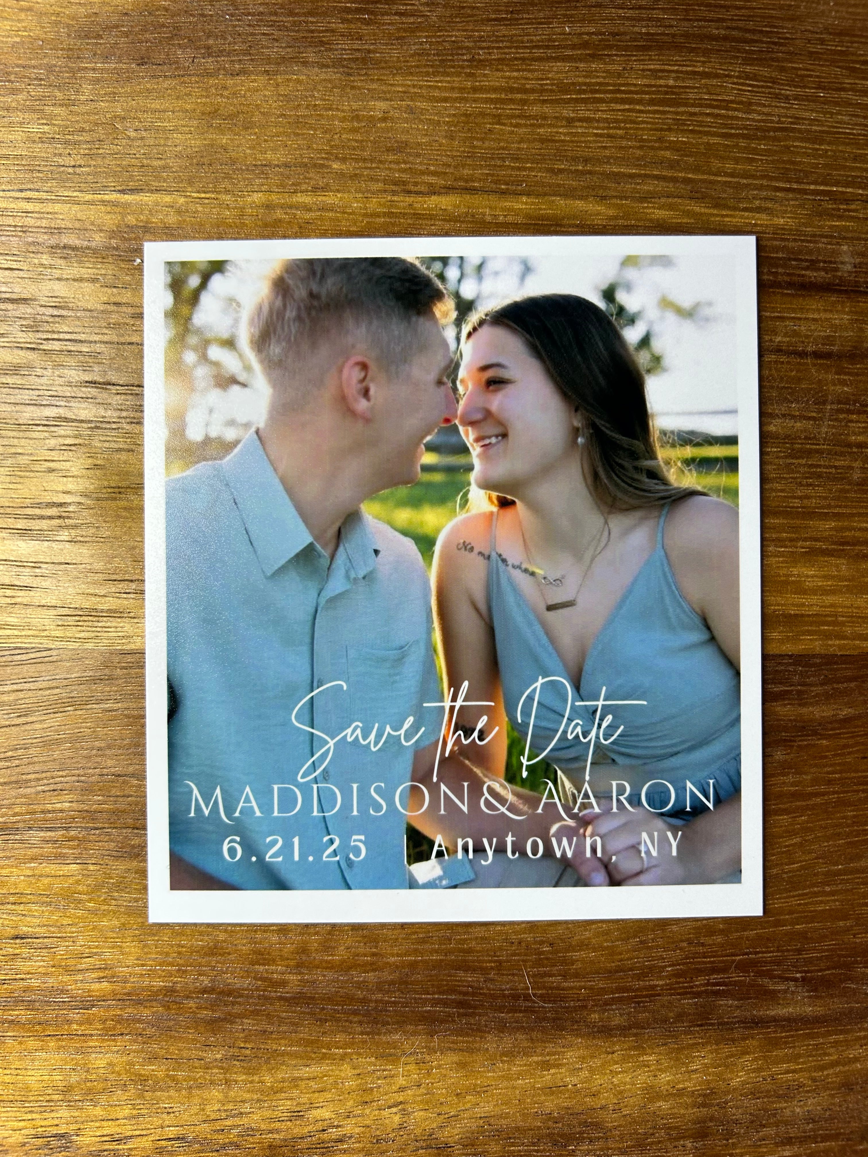 Personalized Save the Date Magnets