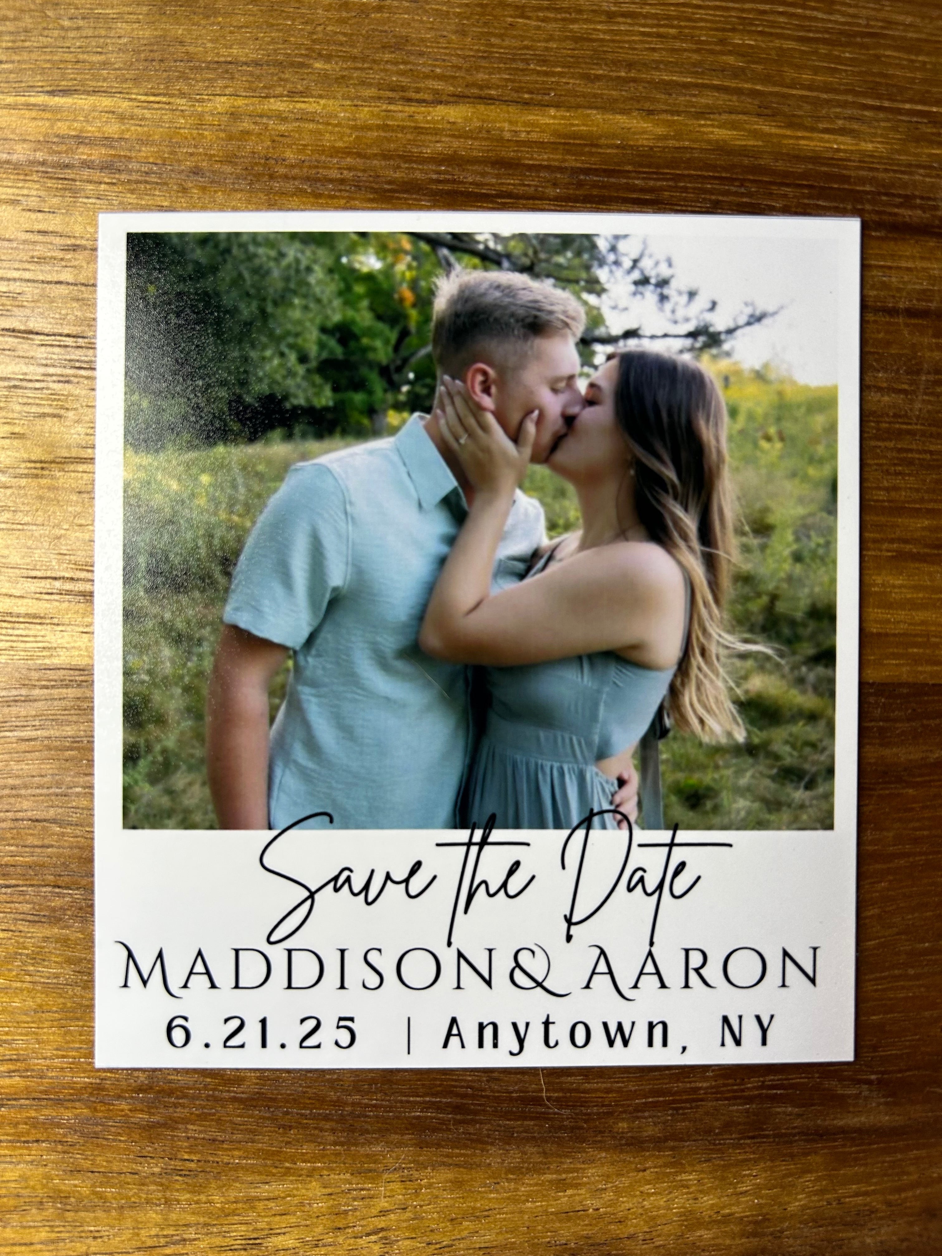 Personalized Save the Date Magnets