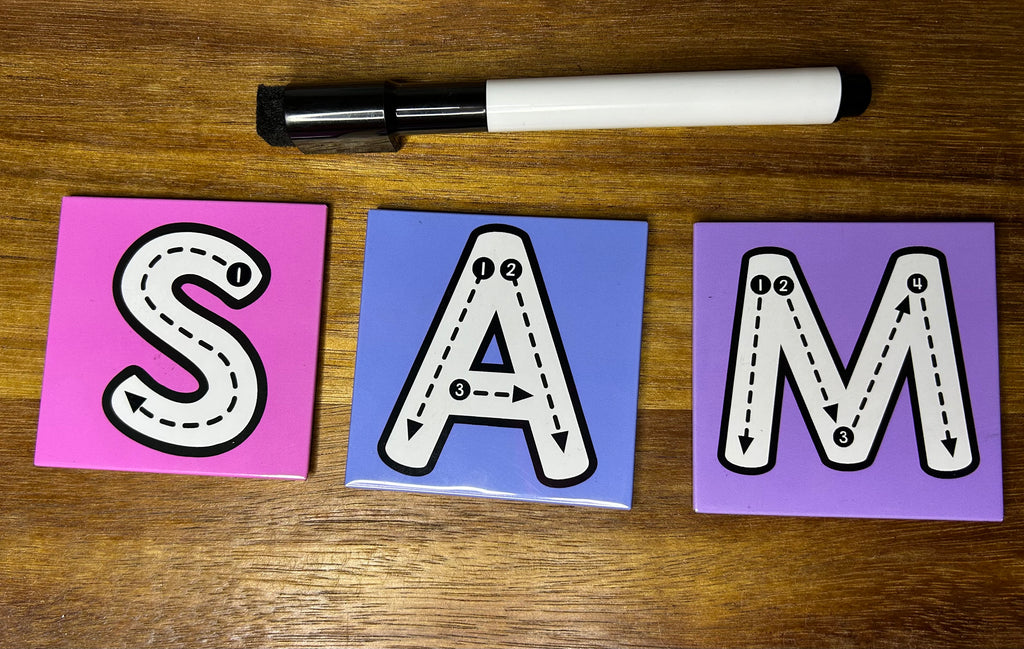 2.5" Magnetic Personalized Name Tiles