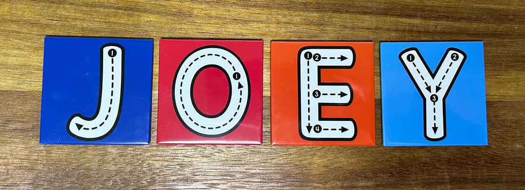 2.5" Magnetic Personalized Name Tiles