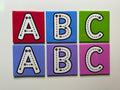 Magnetic Alphabet Tiles, Tracing Letters
