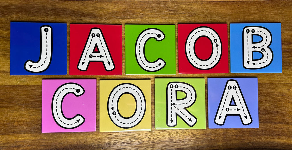 2.5" Magnetic Personalized Name Tiles