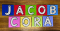 2.5" Magnetic Personalized Name Tiles